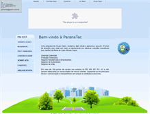 Tablet Screenshot of paranatec.com.br